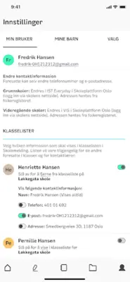 Skolemelding foresatte android App screenshot 1